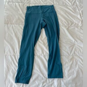 teal 23” lululemon align pants